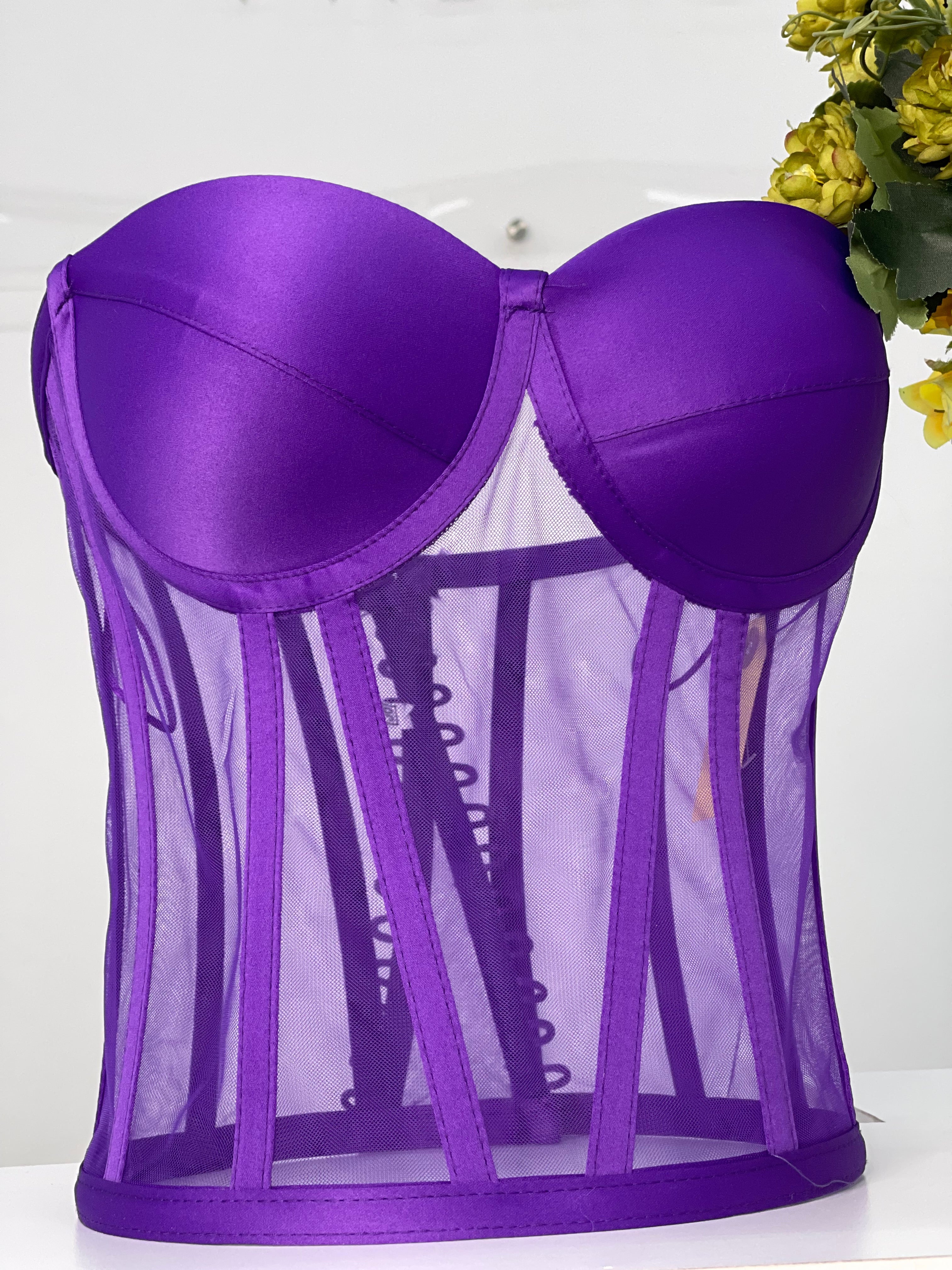 Purple corset