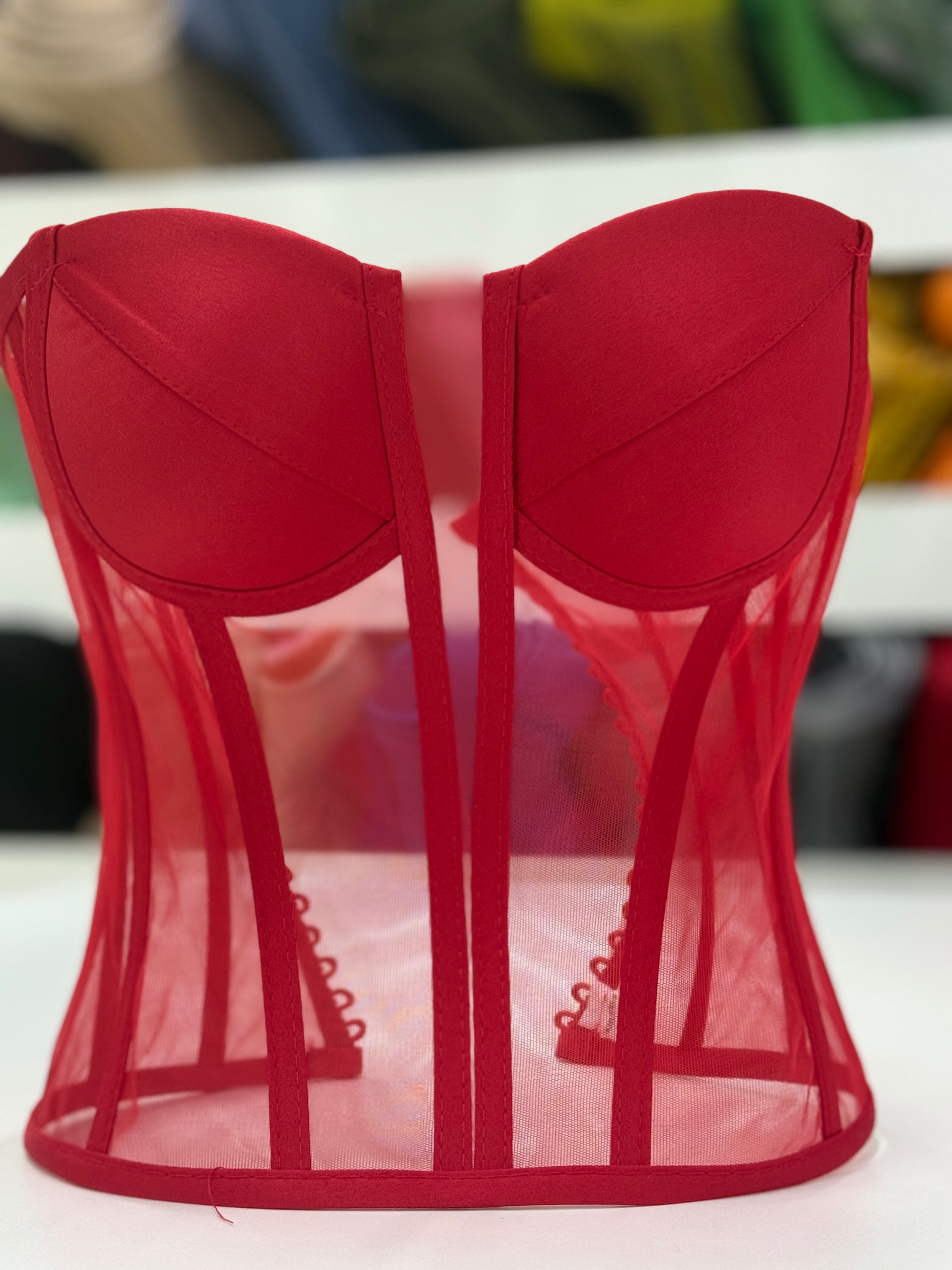 Red Corset B1