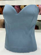 Powder Blue Satin Corset A