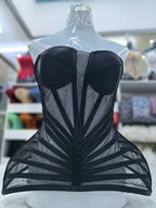 Black Curvy Corset B