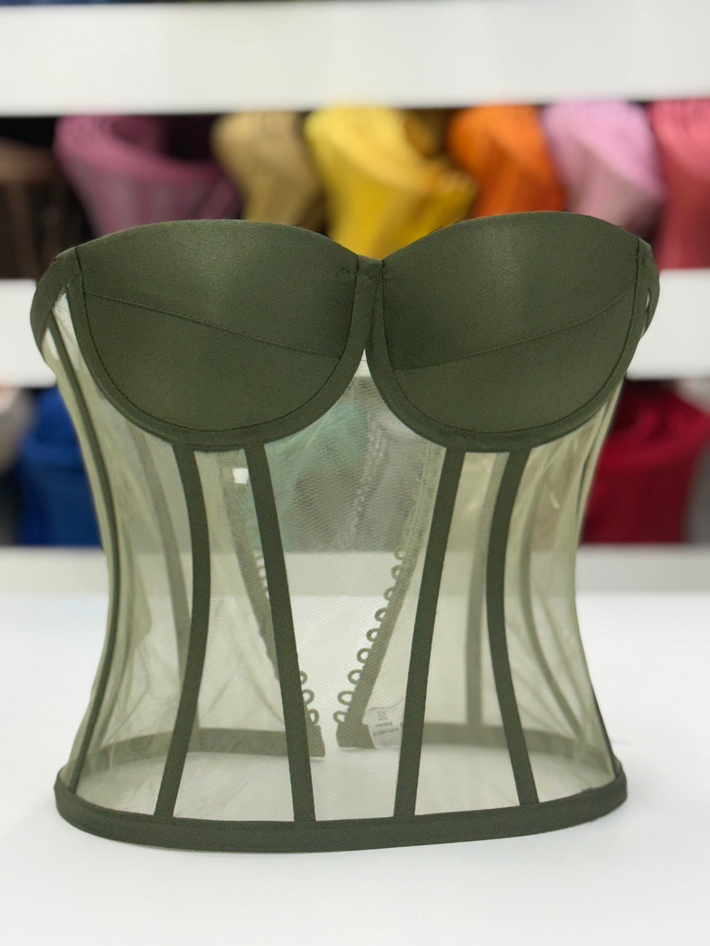 Moss Green Corset A