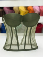 Moss Green Corset A