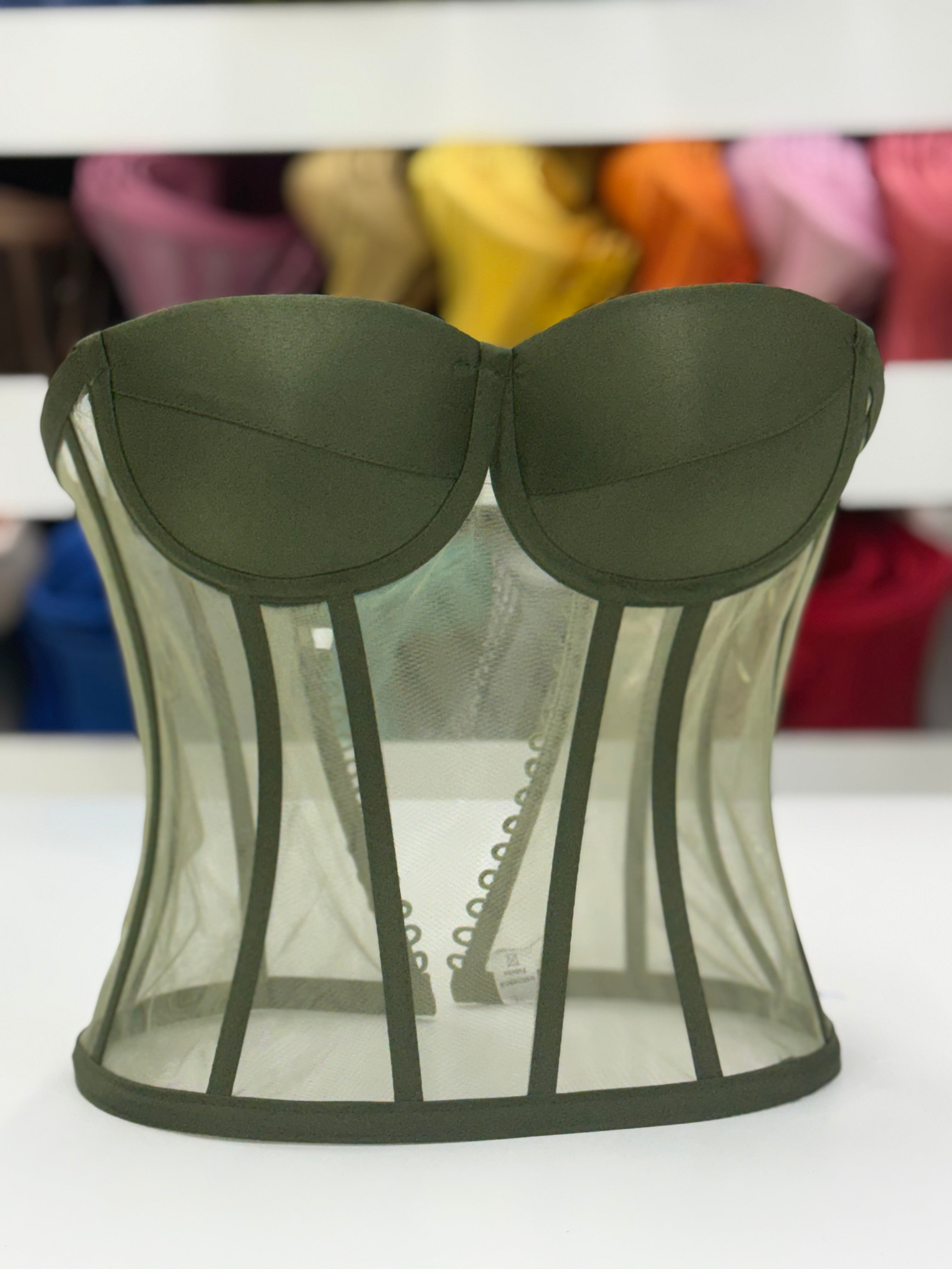 Moss Green Corset A