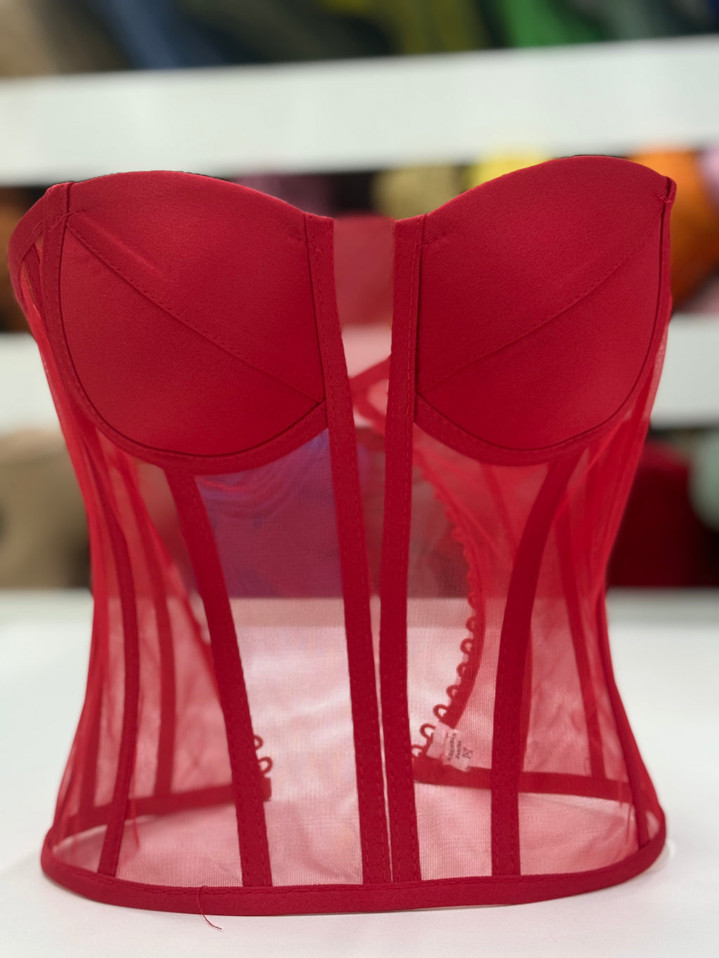 Red Corset B1