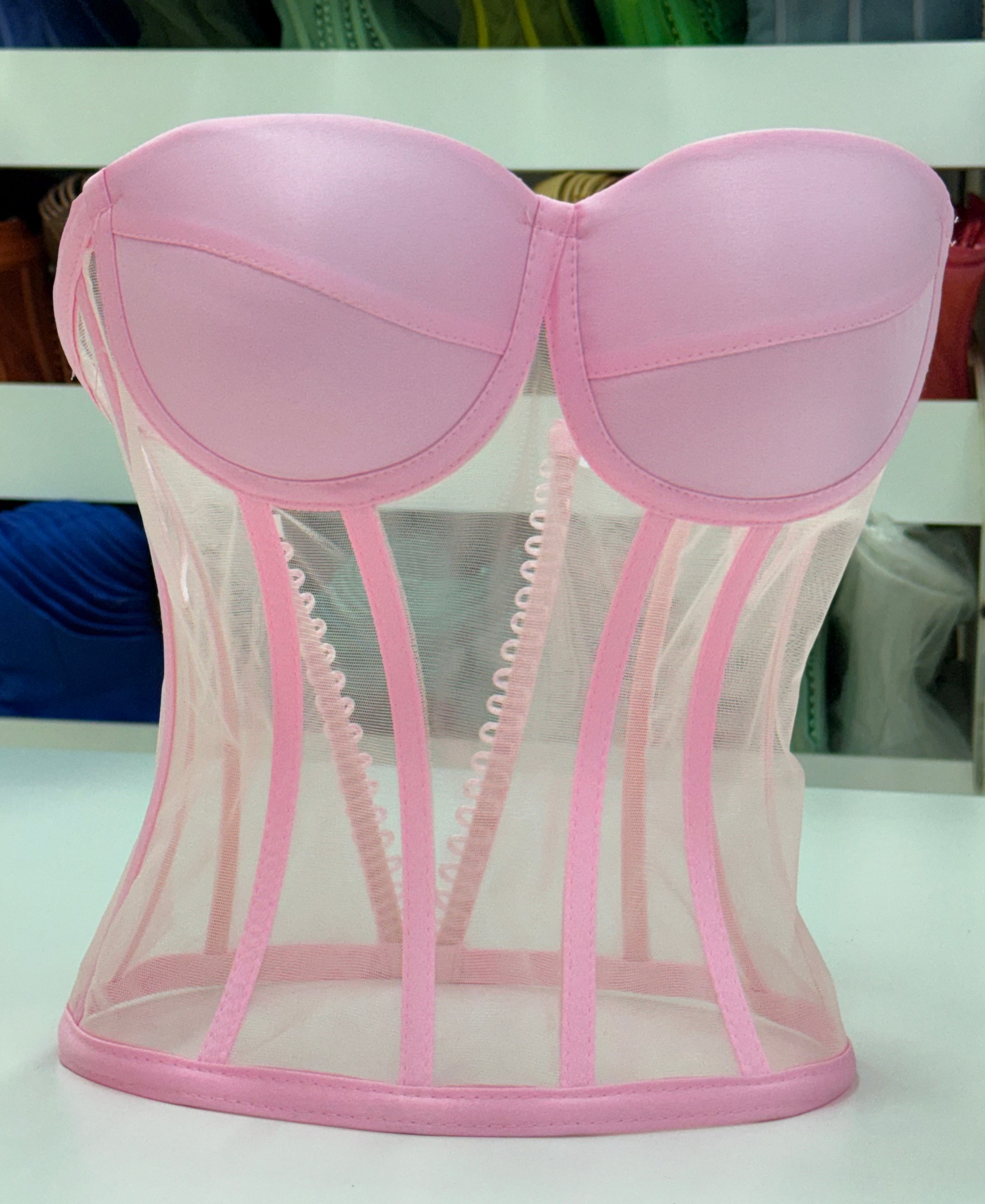 Pink corset A