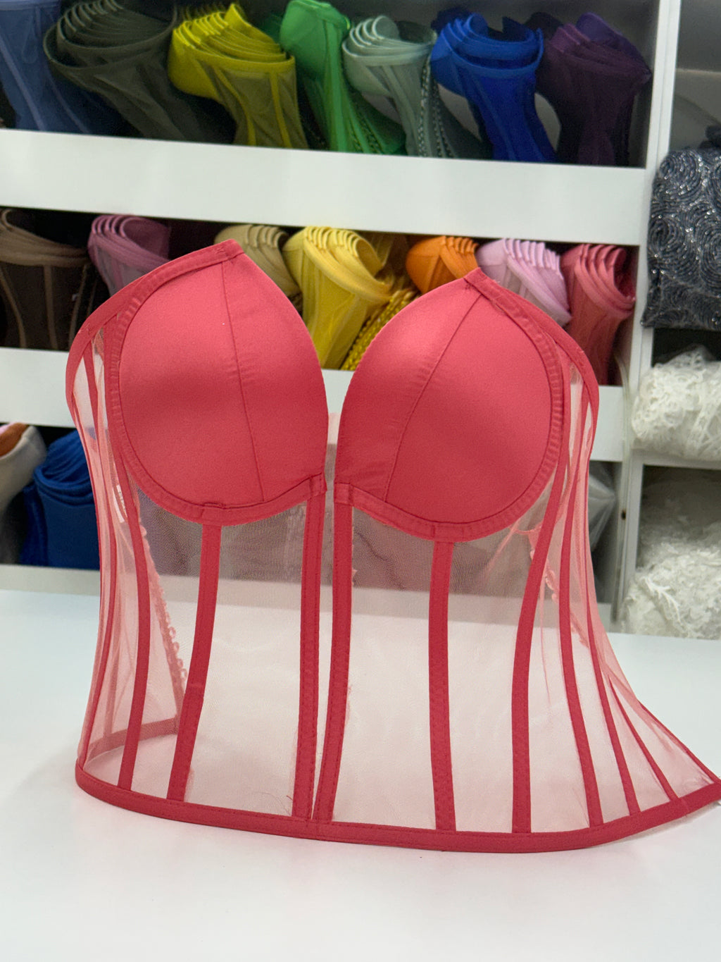 Rose Pink Corset B