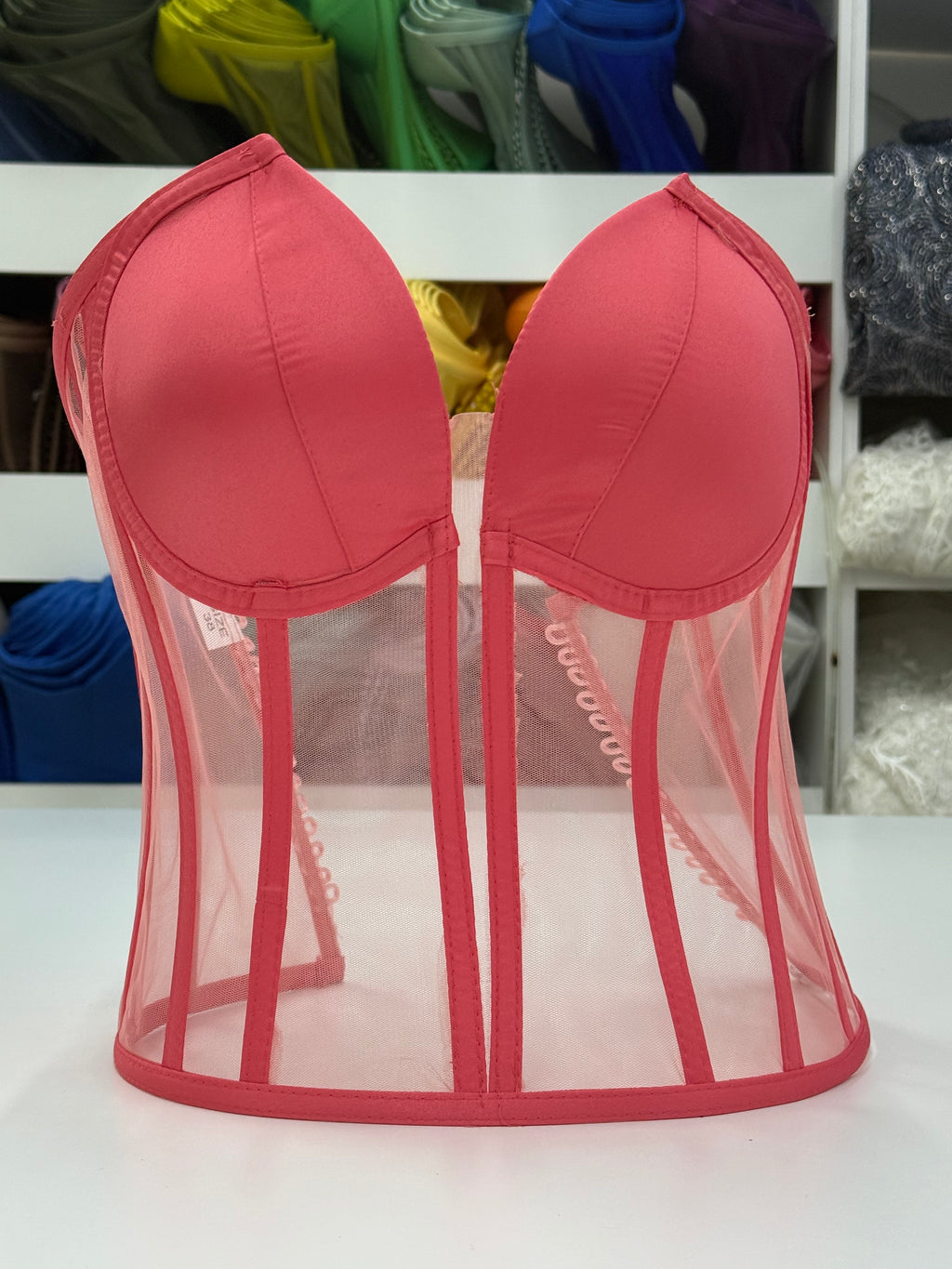 Rose Pink Corset B