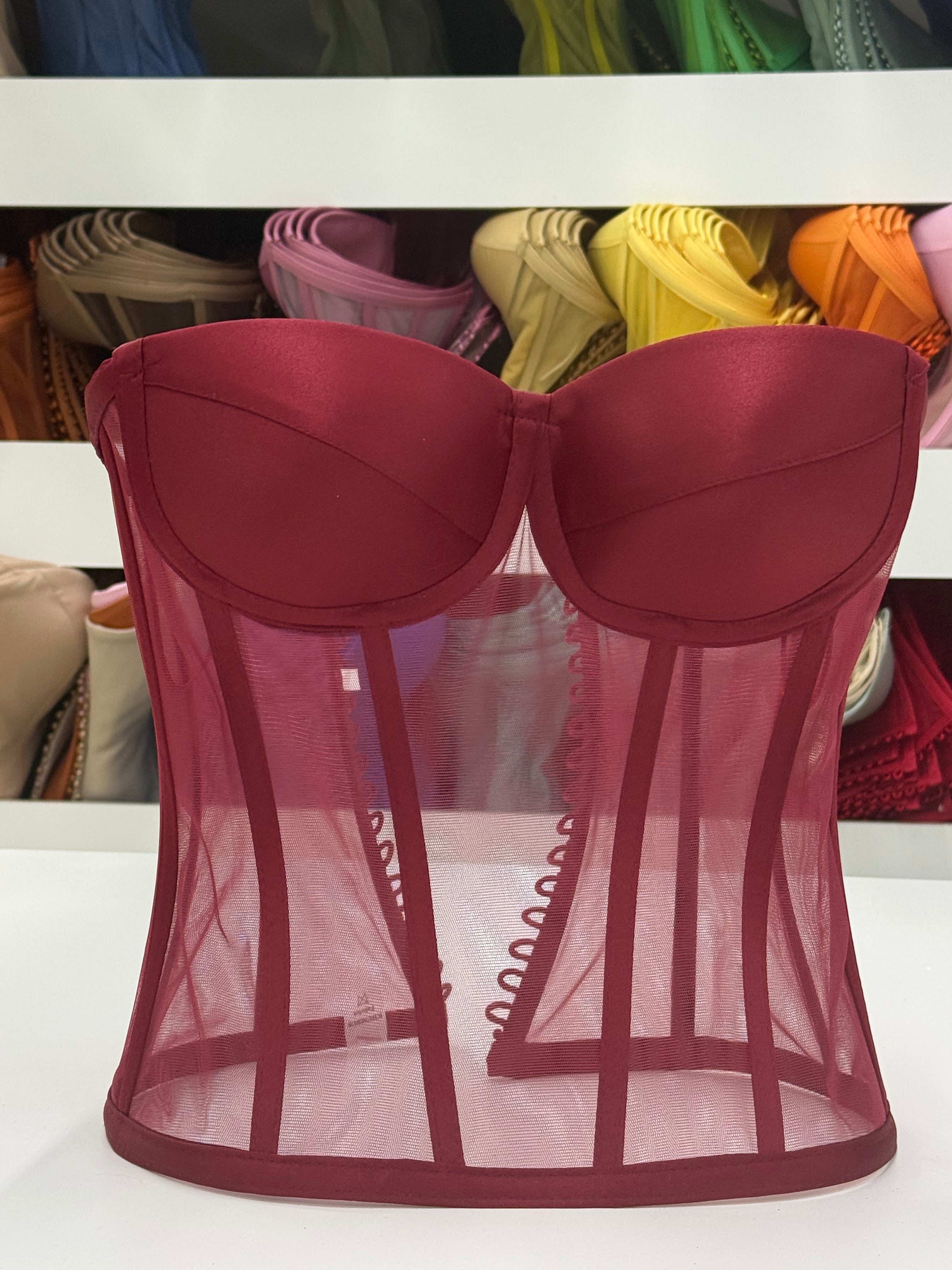 Burgundy Corset A