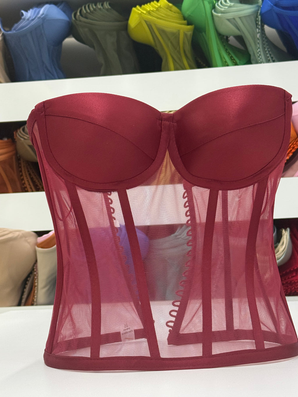 Burgundy Corset A