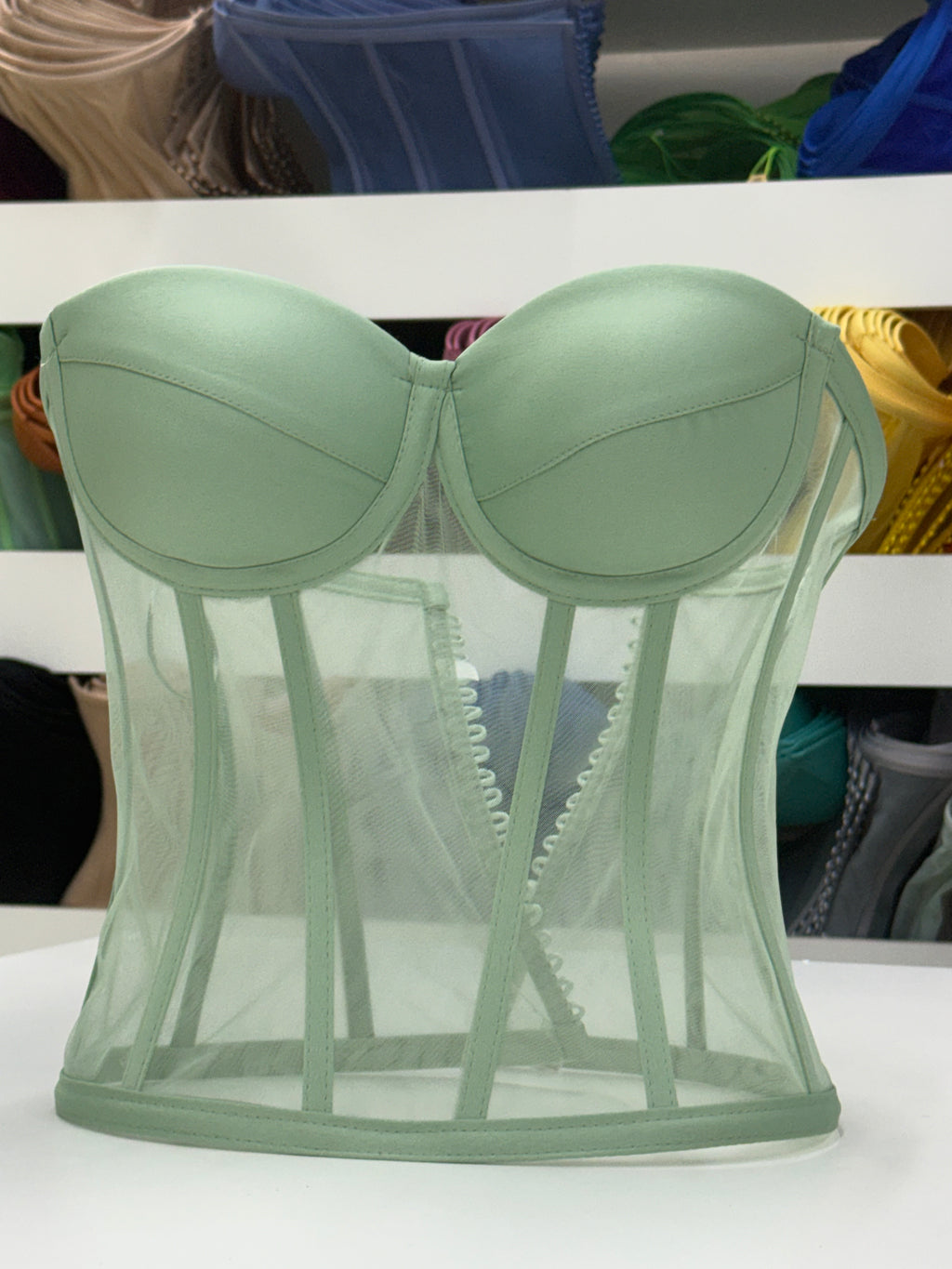 Dusty Green Corset A