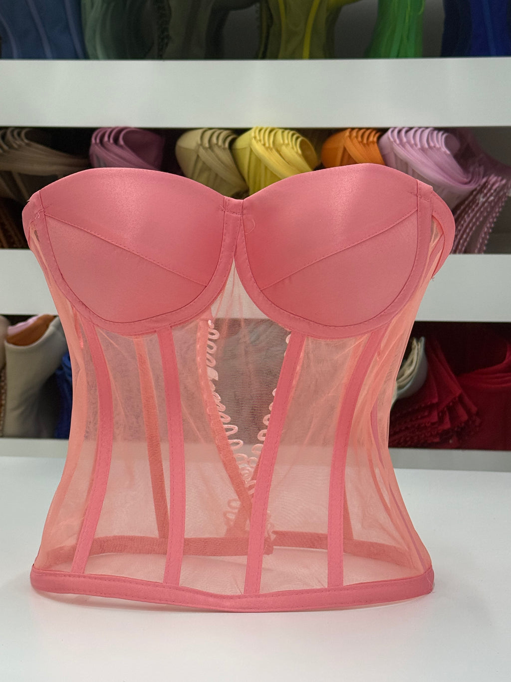 Rose Pink Corset A