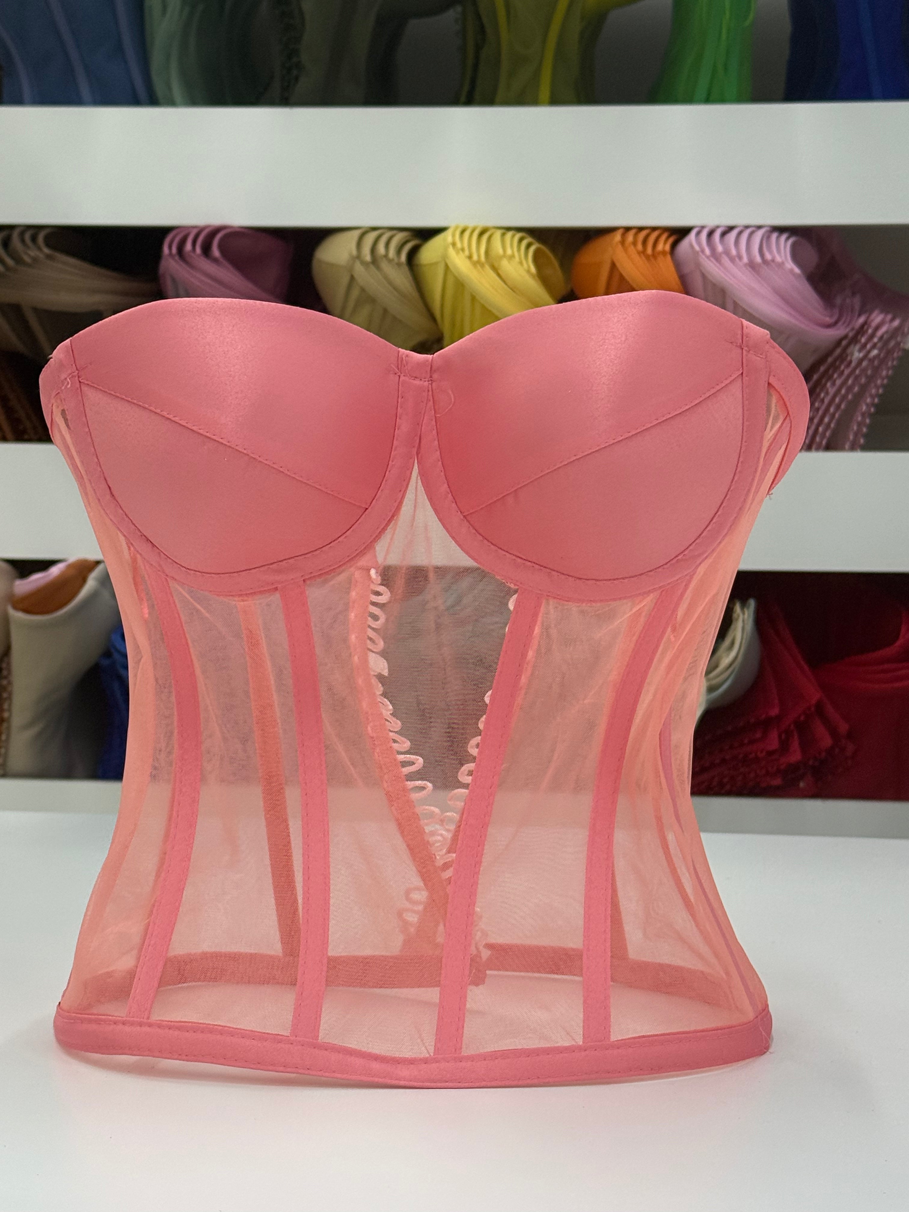 Rose Pink Corset A