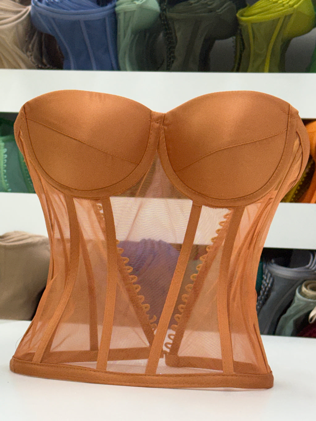 Burnt Orange Corset A